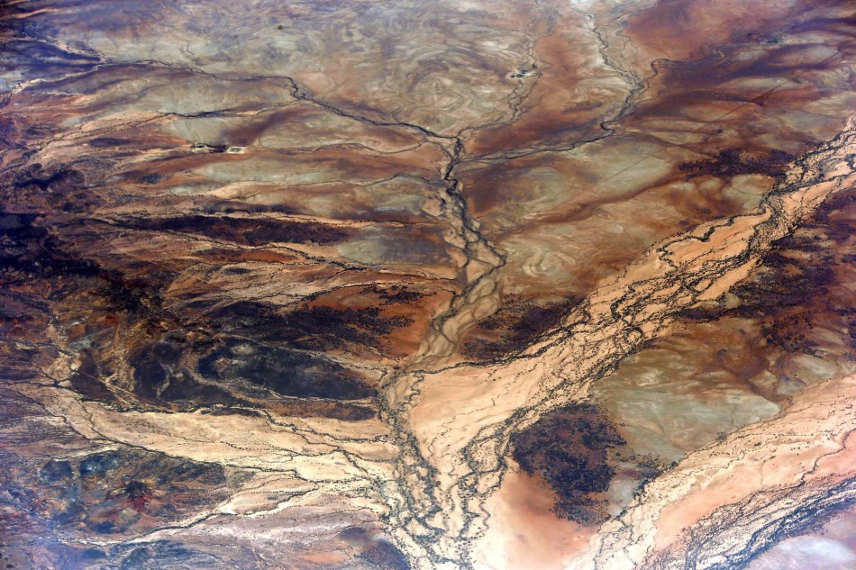 澳大利亚北部土地的河流系统。
