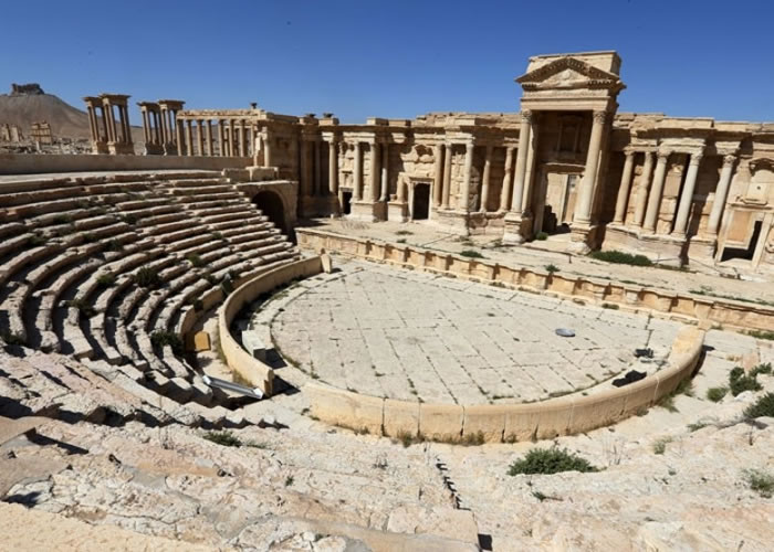 官员证实，巴尔米拉的罗马圆形剧场（图）已遭IS破坏。