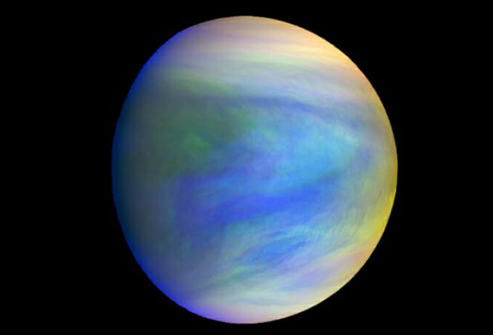 探测器“晓”发现金星大气层上方厚厚的硫酸云层里可能有生命的痕迹