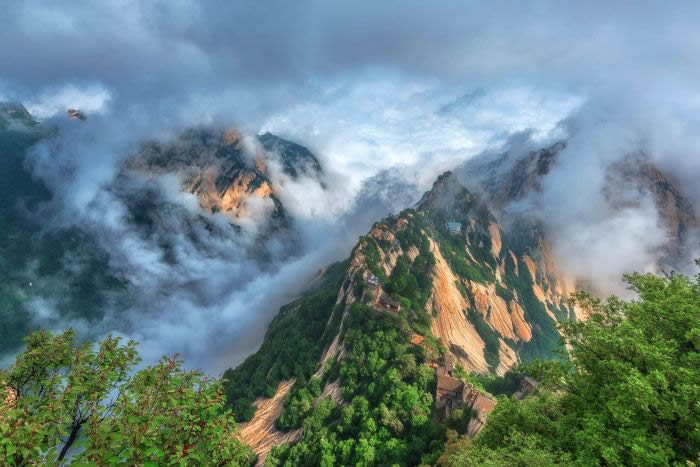 已经灭绝的长臂猿可能曾经住在陕西省的这些山上