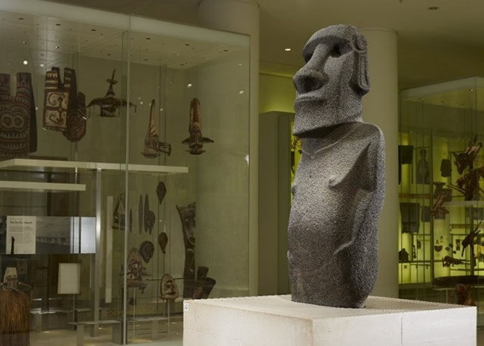 该个摩艾石像现时存放在大英博物馆。