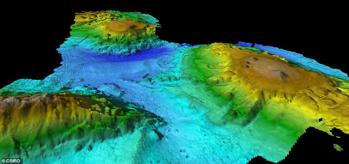 太平洋塔斯曼海海底发现“失落的世界”