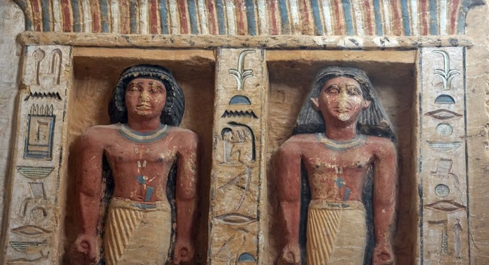 美国古物学家认为埃及墓穴的盗墓者打碎了雕像的鼻子 免受恶灵报复
