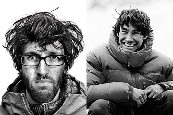 与罗斯凯利同行的另外两名奥地利籍登山家奥尔（左）和拉马（右）。（图／翻摄自Instagram／hansjoergauer、davidlama_official）