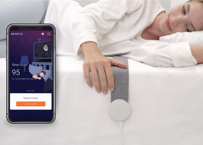 韩国设计师推出免佩戴的睡眠监察系统“Respio”