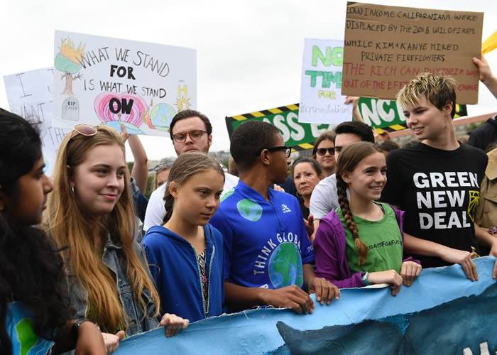 瑞典环保少女Greta Thunberg赴美国白宫示威 冀特朗普正视全球暖化