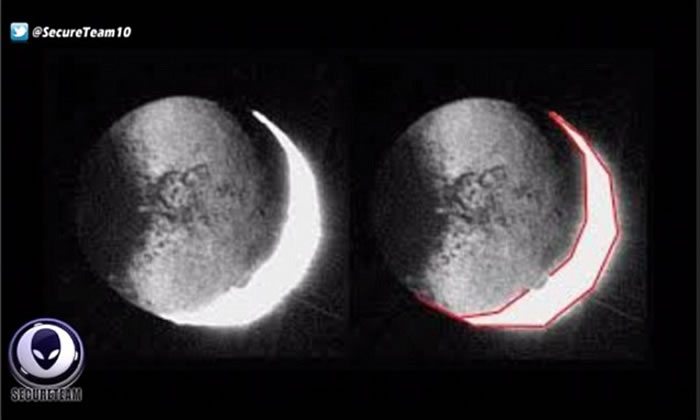 土星卫星土卫八“山脊纹”似人为 YouTube频道“Secure Team 10”主持人称外星人建造