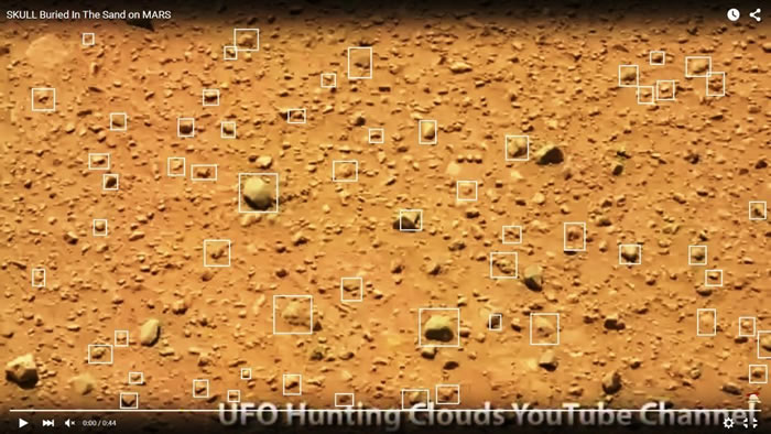 UFO爱好者称在好奇号发回的火星照片中发现古老的海贝