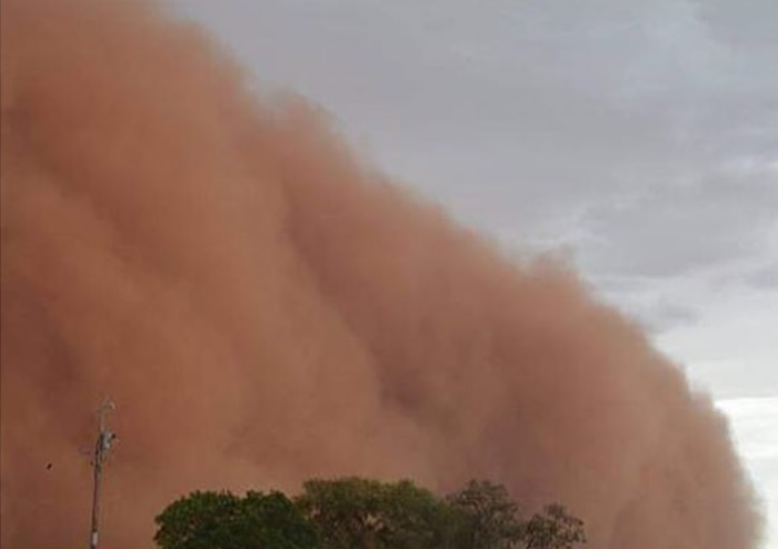 澳洲新南威尔士省沙尘暴来袭取消跨年活动