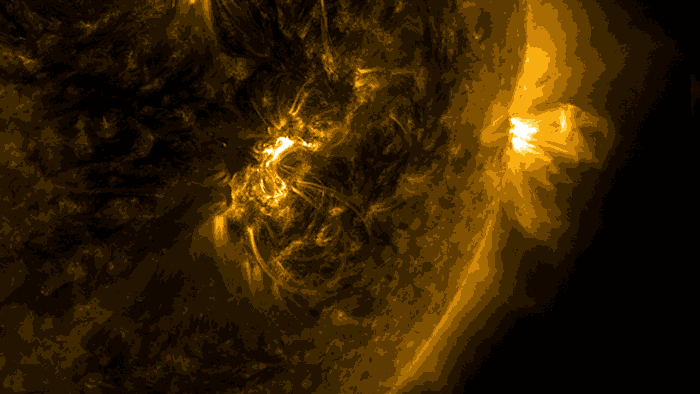美国航天总署太阳动力学天文台在2017年9月所拍摄到的强烈太阳闪焰爆发。 PHOTOGRAPH BY NASA, GSFC/ SDO
