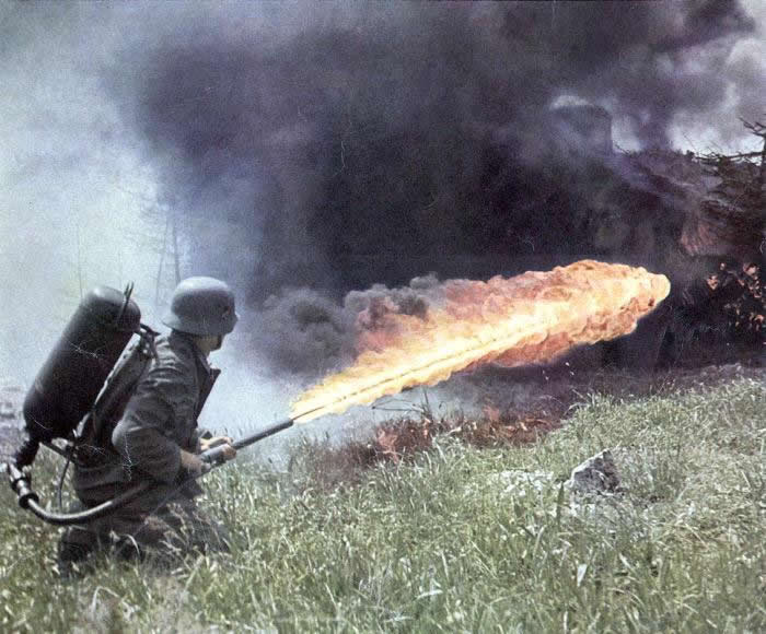 《国家利益》杂志公开二战期间希特勒的“秘密武器”——火焰喷射器Flammenwerfern