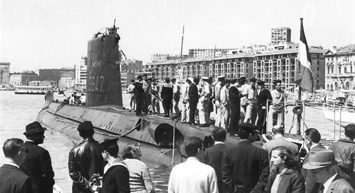 1968年1月失踪的法国“智慧女神”号潜艇被发现