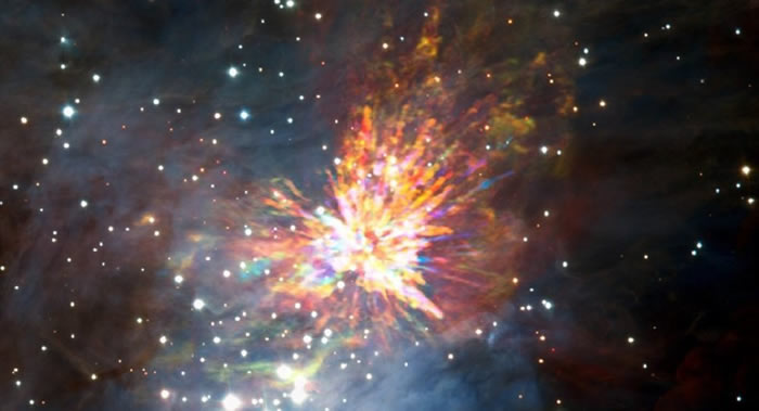 哈勃太空空间望远镜获得猎户座行星状星云最新照片