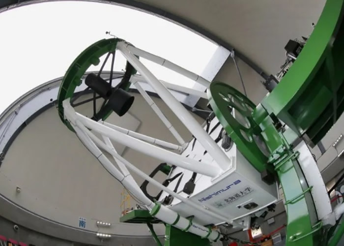 北海道大学天文台的Pirka望远镜。