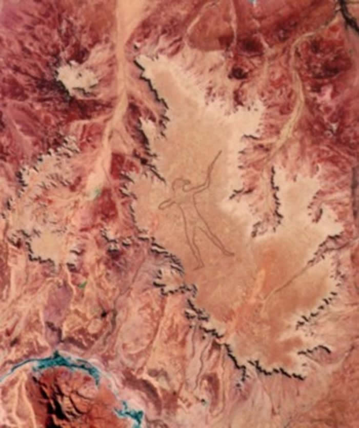 NASA称澳大利亚菲尼斯高原神秘巨型线条画“马里人”仍是未解之谜