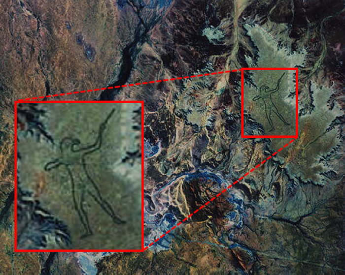 NASA称澳大利亚菲尼斯高原神秘巨型线条画“马里人”仍是未解之谜