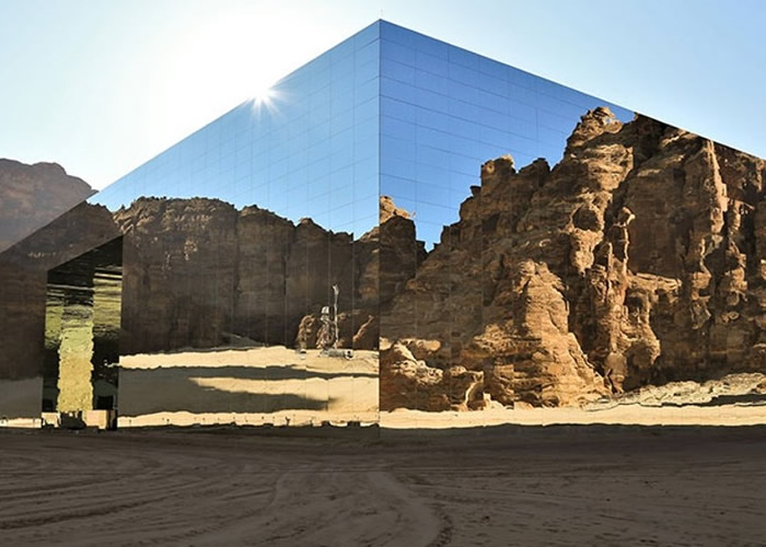 世界最大镜面建筑！沙特阿拉伯埃尔奥拉落成镜墙达9740平方米的音乐剧院“Maraya”
