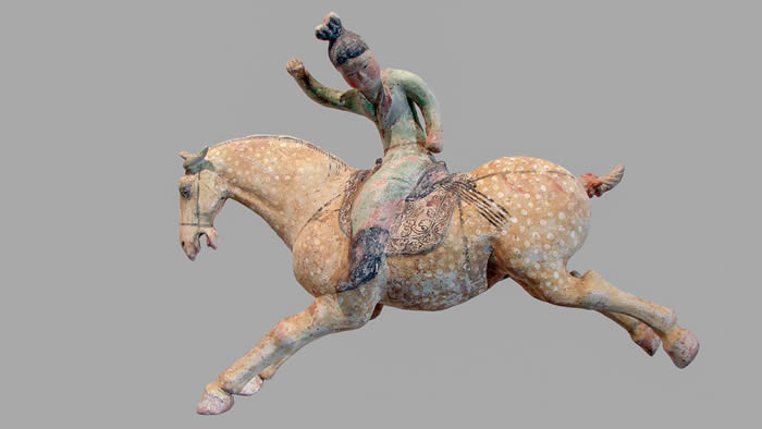 考古发现沉迷马球的唐朝贵妇崔氏与其驴埋葬在一起