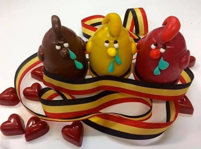 比利时糕点师呈献特色巧克力兔欢庆复活节
