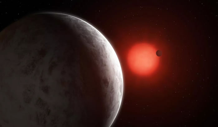 参与行星搜寻“红点竞赛”的天文学家在恒星Gliese 887周围发现两颗“超级地球”