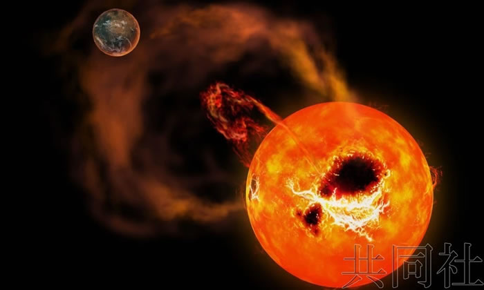 日本研究人员高精度观测距离地球16光年恒星“狮子座AD星”表面发生的“超级耀斑”
