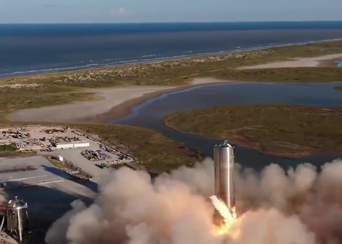 美国SpaceX被称为“飞天巨桶”的测试火箭SN-5弹射成功 未来或用于登陆火星