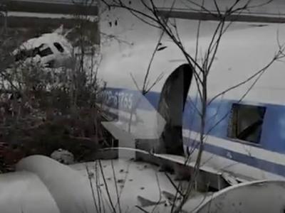 俄罗斯萨哈共和国切尔斯科耶村发现赫鲁晓夫的伊尔-14P飞机