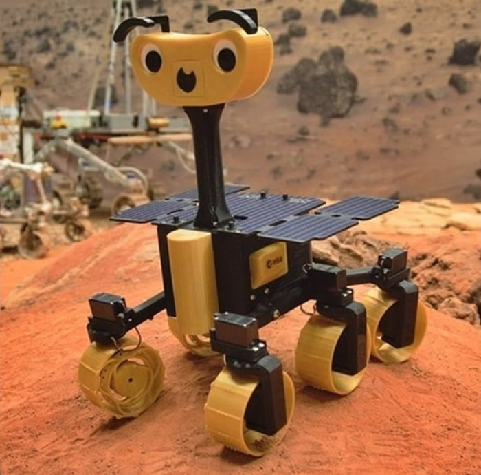 欧洲太空总署（ESA）推出“ExoMy DIY”小型探测器网上教程 3D打印火星探测器