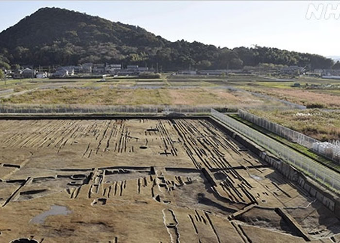 全国首次 日本奈良县出土弥生时代水利设施遗迹