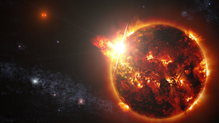 《自然-天文学》：美国西北大学研究表明尽管恒星耀斑猛烈但并不一定会阻止生命的形成