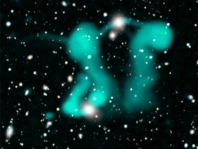 星系周围发现两个奇怪的“跳舞幽灵”