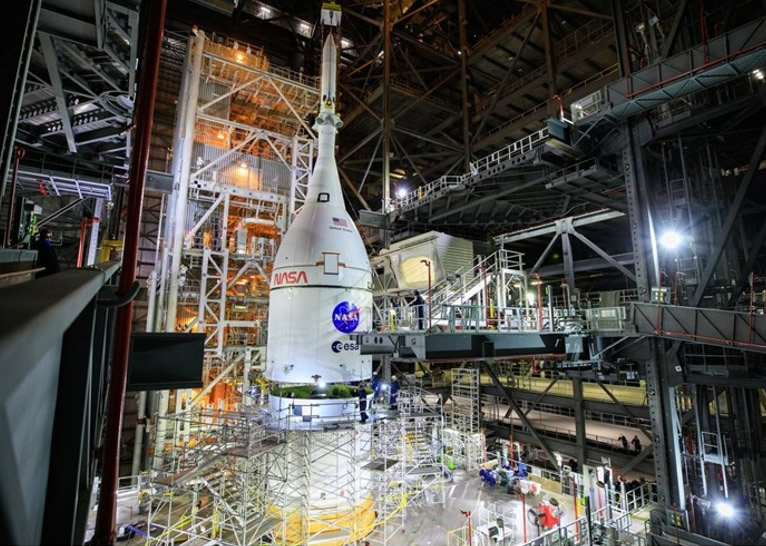 NASA无人太空船猎户座明年初奔月 展开月亮女神号一号太空任务