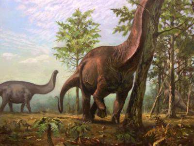 陆地有史以来最大的动物——长颈蜥脚类恐龙喜欢生活在地球上更温暖的热带地区