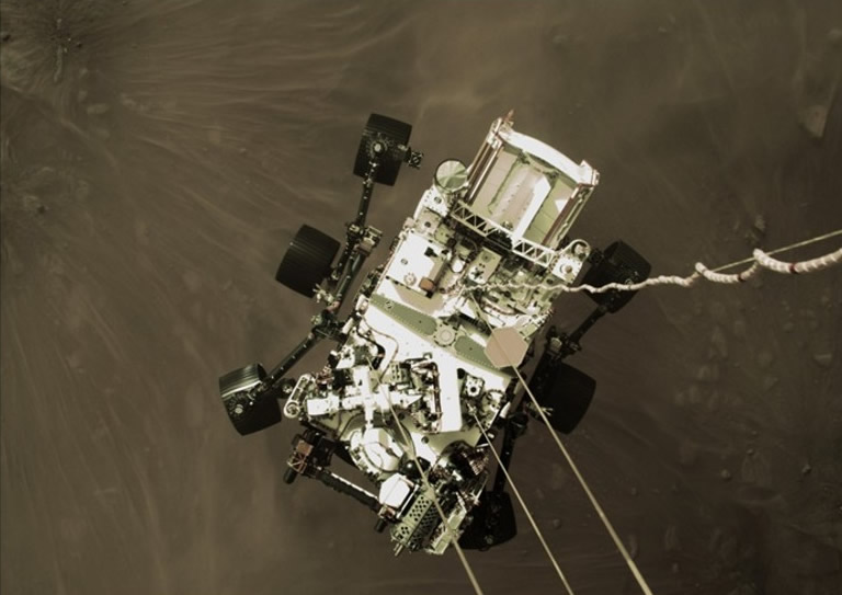 火星探测器坚毅号登陆一周年 NASA在网上发文回顾
