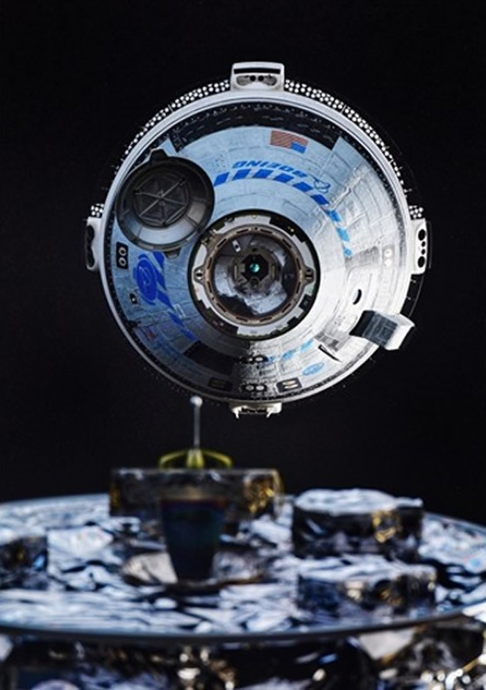 美国波音公司“星际客船”Starliner升空 无太空人下与ISS对接