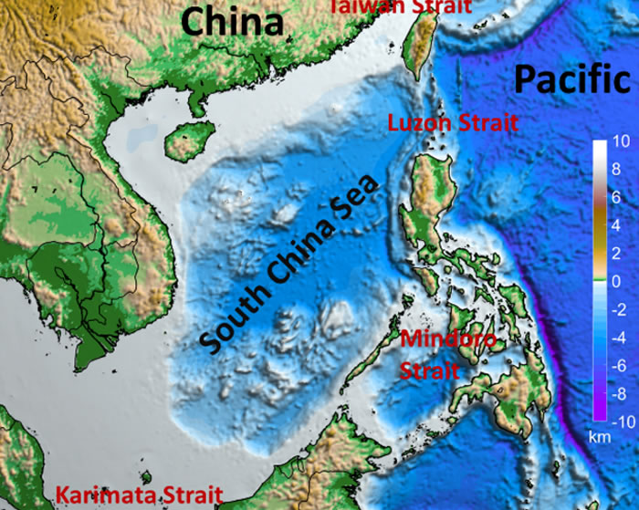科大研究人员发现中国南海存在三层交替旋转运动的“热点”源