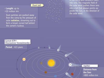 ESA分享剖析彗星的信息图